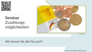 Seminar - Zuzahlungsmöglichkeiten