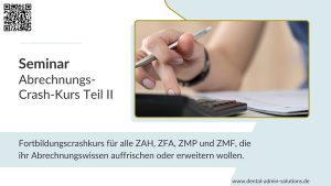 Abrechnungs-Crash-Kurs Teil II